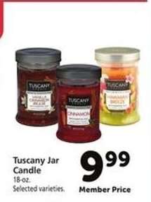 Tuscany Jar Candle