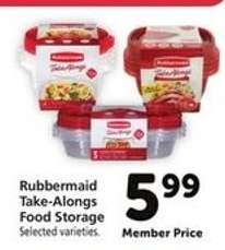 Rubbermaid Take Alongs Food Storage