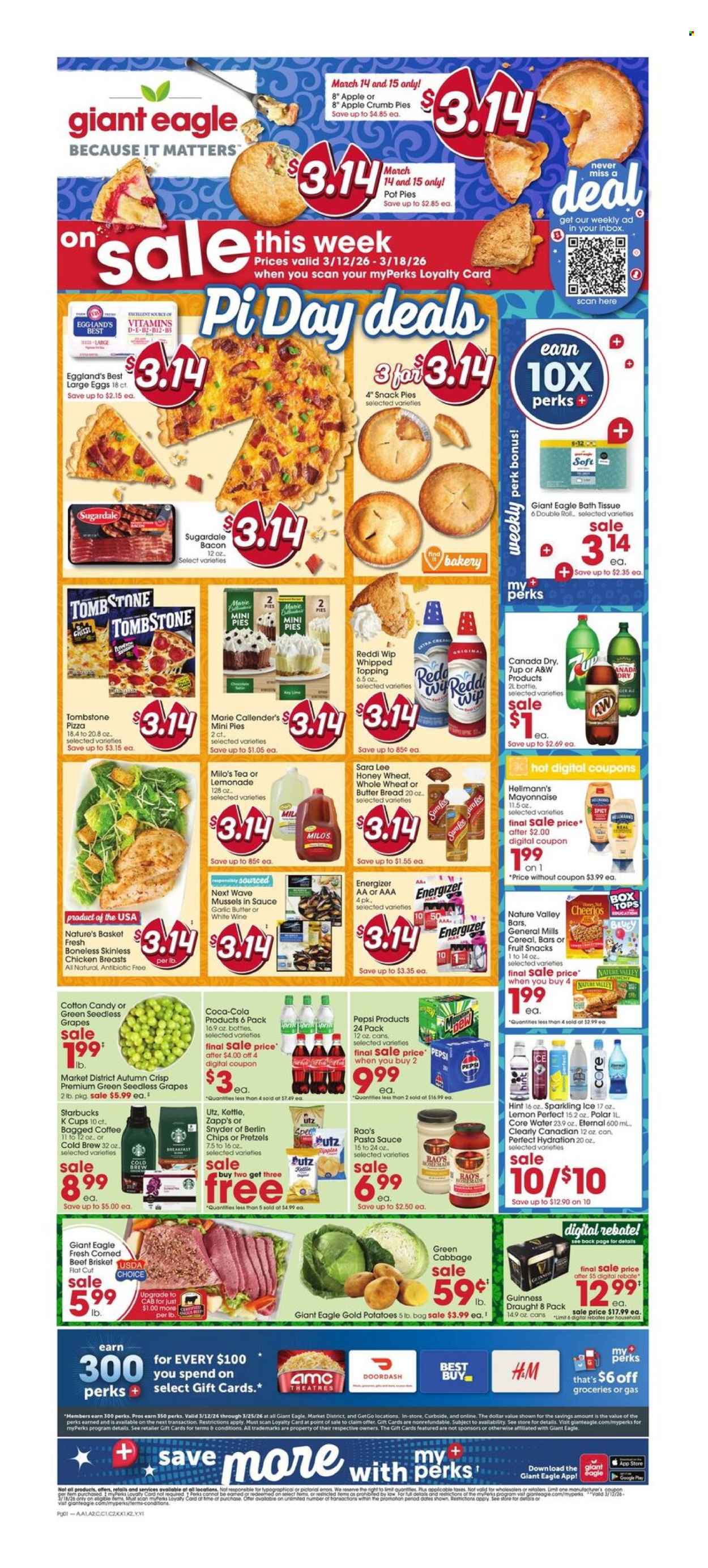 Giant Eagle ad - 03/12/2026 - 03/18/2026. Page 1