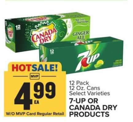 7-UP or Canada Dry Products