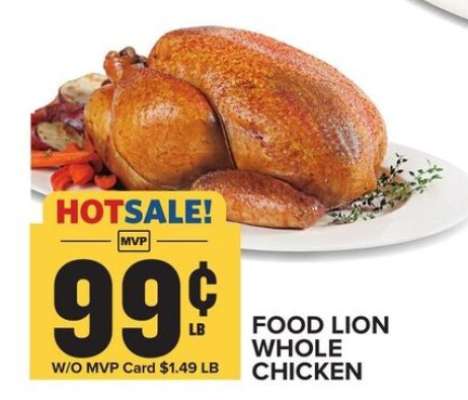 Food Lion Whole Chicken
