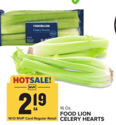 FOOD LION CELERY HEARTS