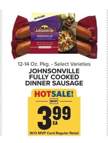 Johnsonville Fully Cooked Dinner Sausage