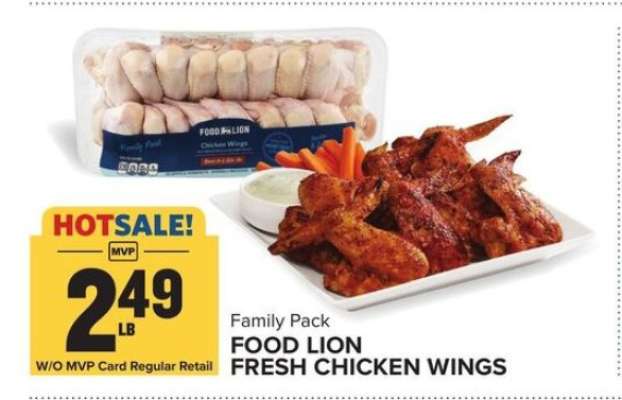 Food Lion Fresh Chicken Wings