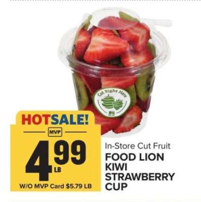 FOOD LION KIWI STRAWBERRY CUP