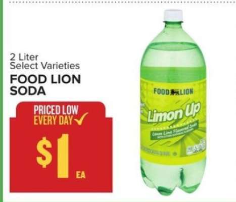 FOOD LION SODA