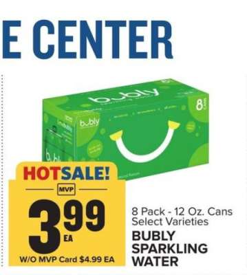 Bubly Sparkling Water