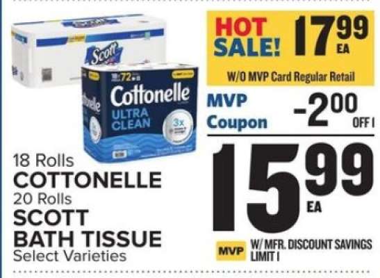COTTONELLE / SCOTT BATH TISSUE