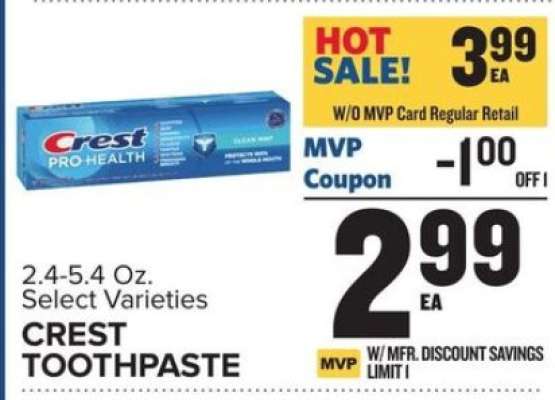 Crest Toothpaste