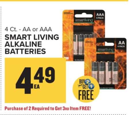 SMART LIVING ALKALINE BATTERIES