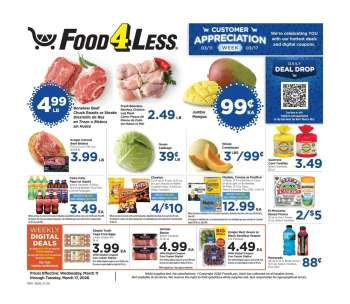 Food 4 Less Flyer - 03/11/2026 - 03/17/2026.