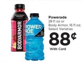 Powerade or Body Armor