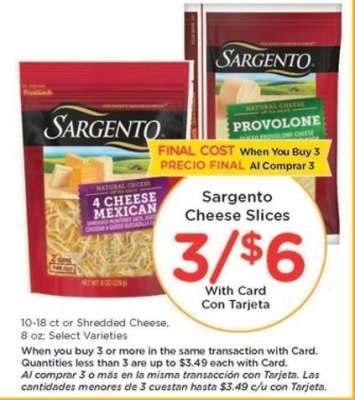 Sargento Cheese Slices*