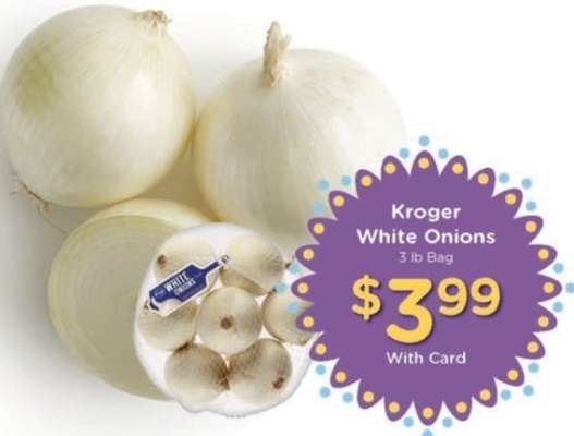 Kroger White Onions