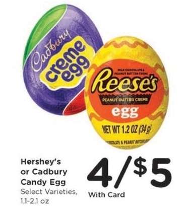 Hershey’s or Cadbury Candy Egg