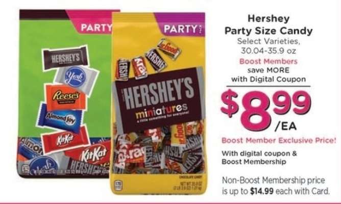 Hershey Party Size Candy