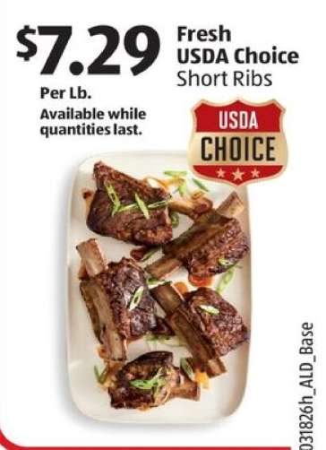 Fresh USDA Choice Short Ribs