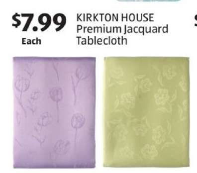 KIRKTON HOUSE Premium Jacquard Tablecloth