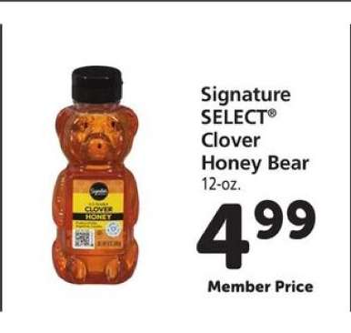 Signature Select Clover Honey Bear