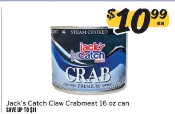 Jack's Catch Claw Crabmeat