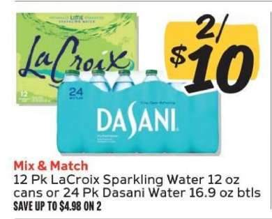 LaCroix Sparkling Water / Dasani Water