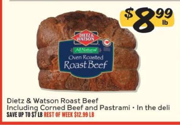 Dietz & Watson Roast Beef
