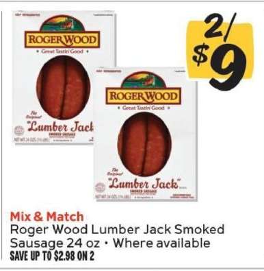 Roger Wood Lumber Jack Smoked Sausage
