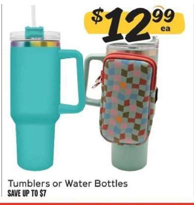 Tumblers or Water Bottles