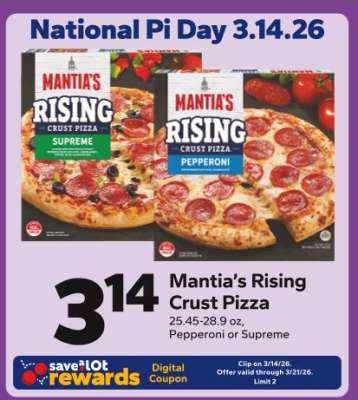 Mantia's Rising Crust Pizza