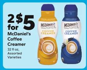 McDaniel’s Coffee Creamer
