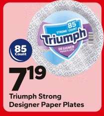 Triumph Strong Designer Paper Plates