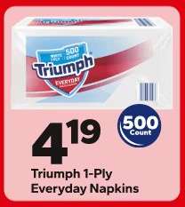 Triumph 1-Ply Everyday Napkins