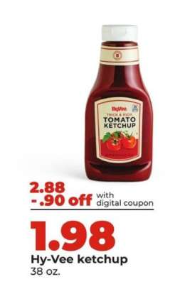 Hy-Vee ketchup