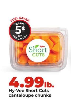 Hy-Vee Short Cuts cantaloupe chunks