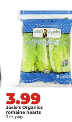 Josie's Organics Romaine hearts