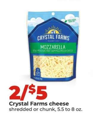 Crystal Farms cheese