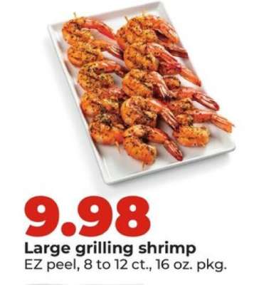 Large grilling shrimp