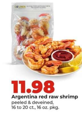 Argentina red raw shrimp