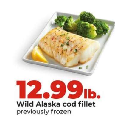 Wild Alaska cod fillet