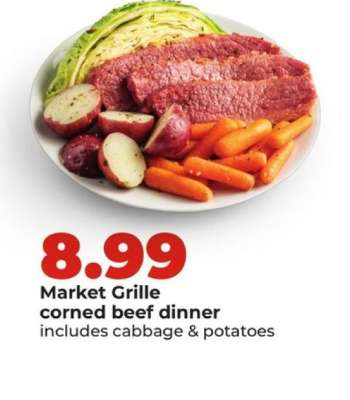 Market Grille corned beef dinner