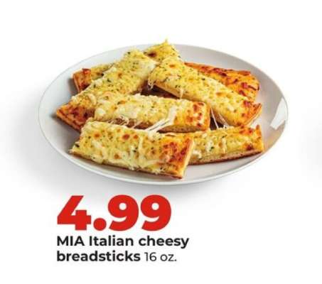 MIA Italian cheesy breadsticks