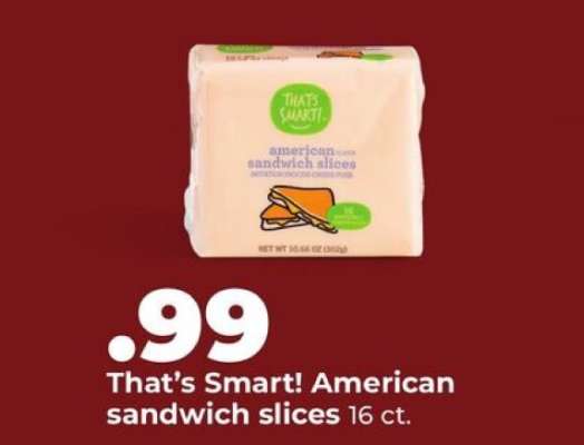 That's Smart! American sandwich slices