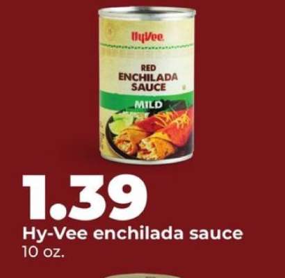 Hy-Vee enchilada sauce