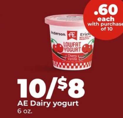 AE Dairy yogurt