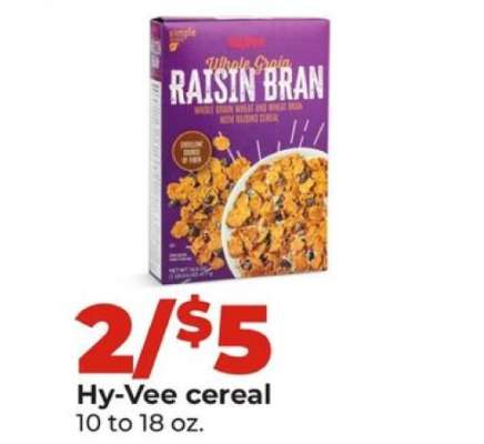 Hy-Vee cereal