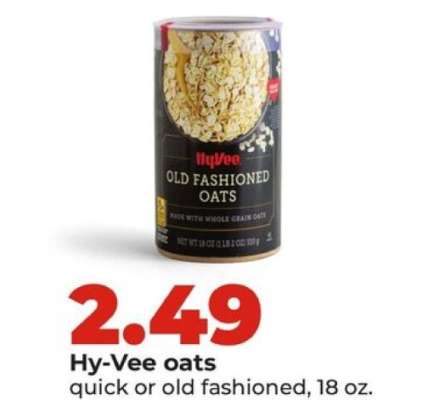 Hy-Vee oats