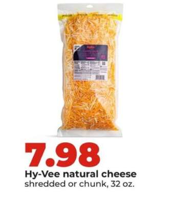 Hy-Vee natural cheese
