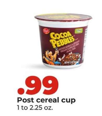 Post Cereal Cup