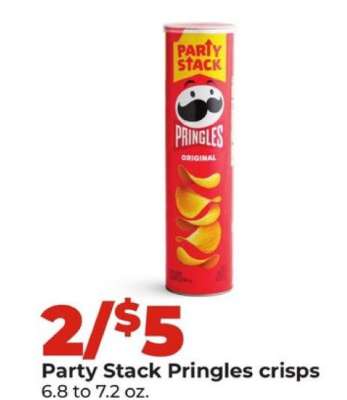 Party Stack Pringles crisps