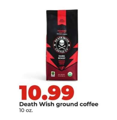 Death Wish ground coffee